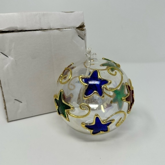 Lamplight Farms Star Gazer Glass Oil Candle Light Festive Holiday - Picture 3 of 4